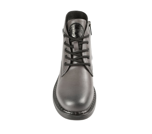 Ghete casual, dama, PASS COLLECTION, M550026B gri, piele naturala